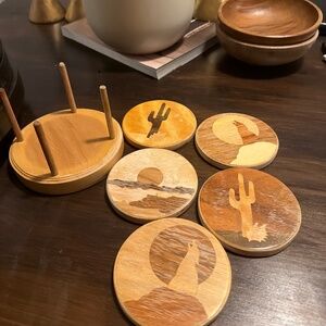 HandCrafted Wooden coasters